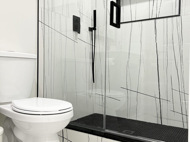 black-and-white-shower-